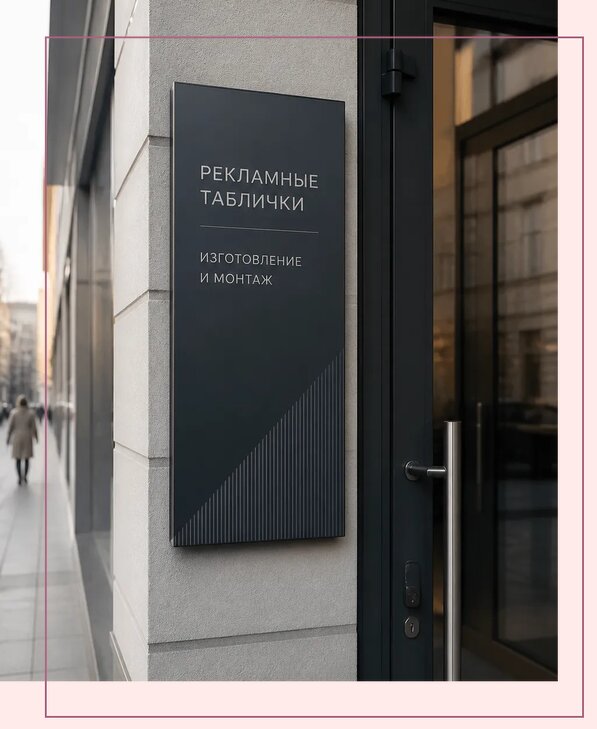 Рекламные таблички в Каменске-Уральском по цене от 4787 р. | Аванза-Кмн